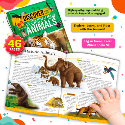 Discover the Wonders of Animals - Interior spread Pre-Historic Animals 46 pages