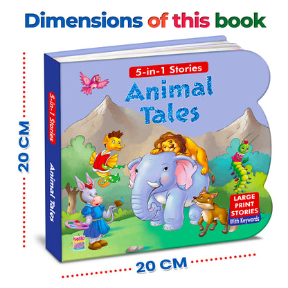 5-in-1 Animal Tales - Dimension 20x20cm
