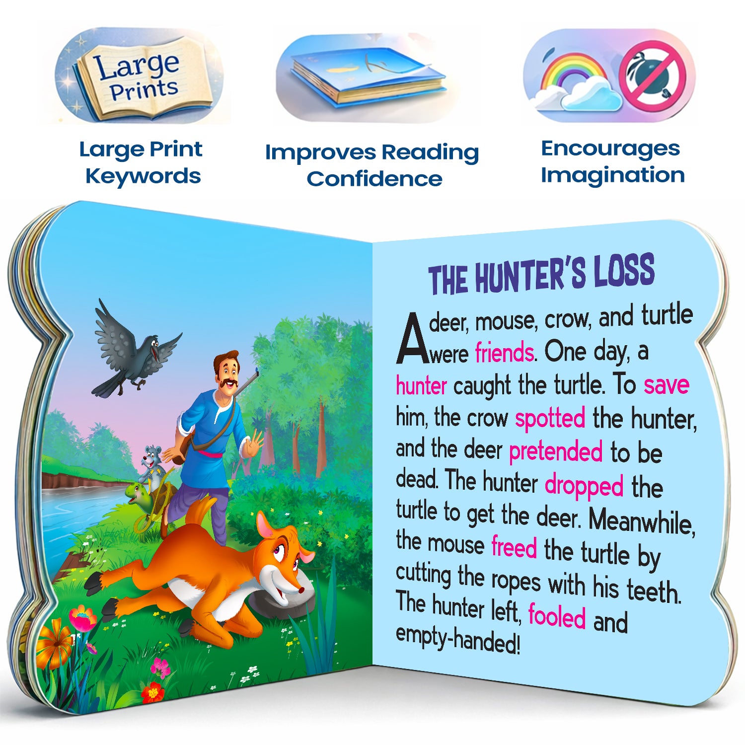 5-in-1 Animal Tales - Interior spread The Hunter's Loss story