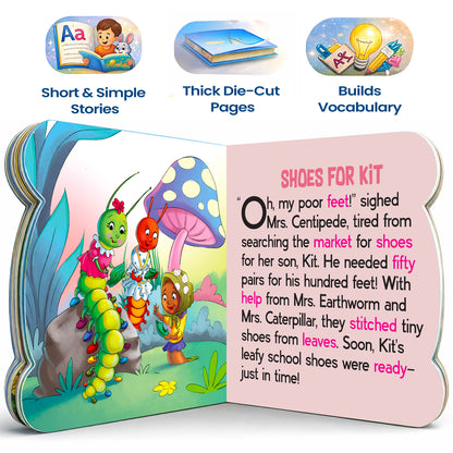 5-in-1 Animal Tales - Interior spread Shoes for Kit story