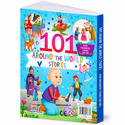 101 Around the World Stories Book | Illustrated Story Collection for Kids | Story Book Set