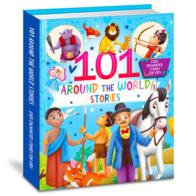 101 Around the World Stories Book | Illustrated Story Collection for Kids | Story Book Set