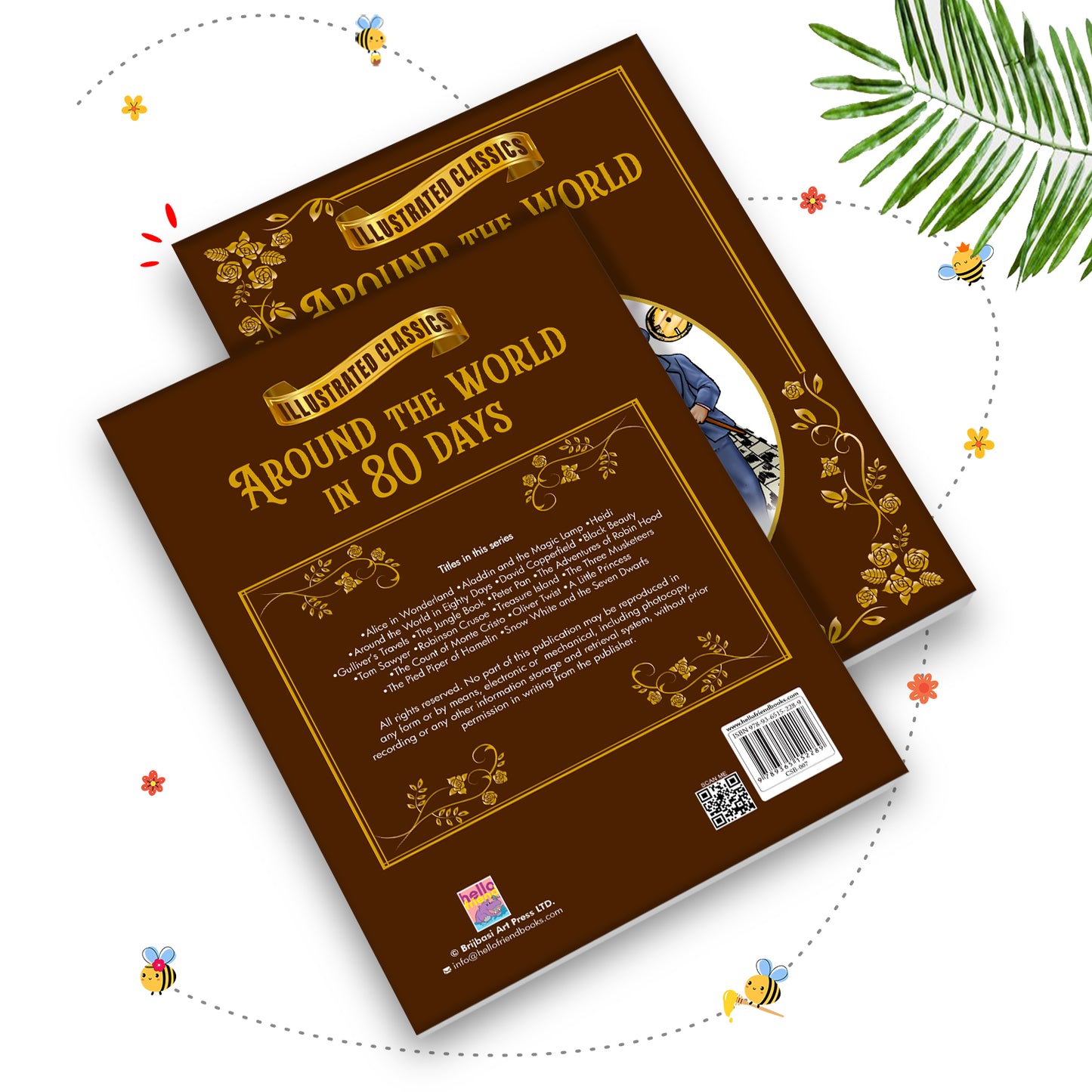 Around the World in 80 Days - Front cover 3D display