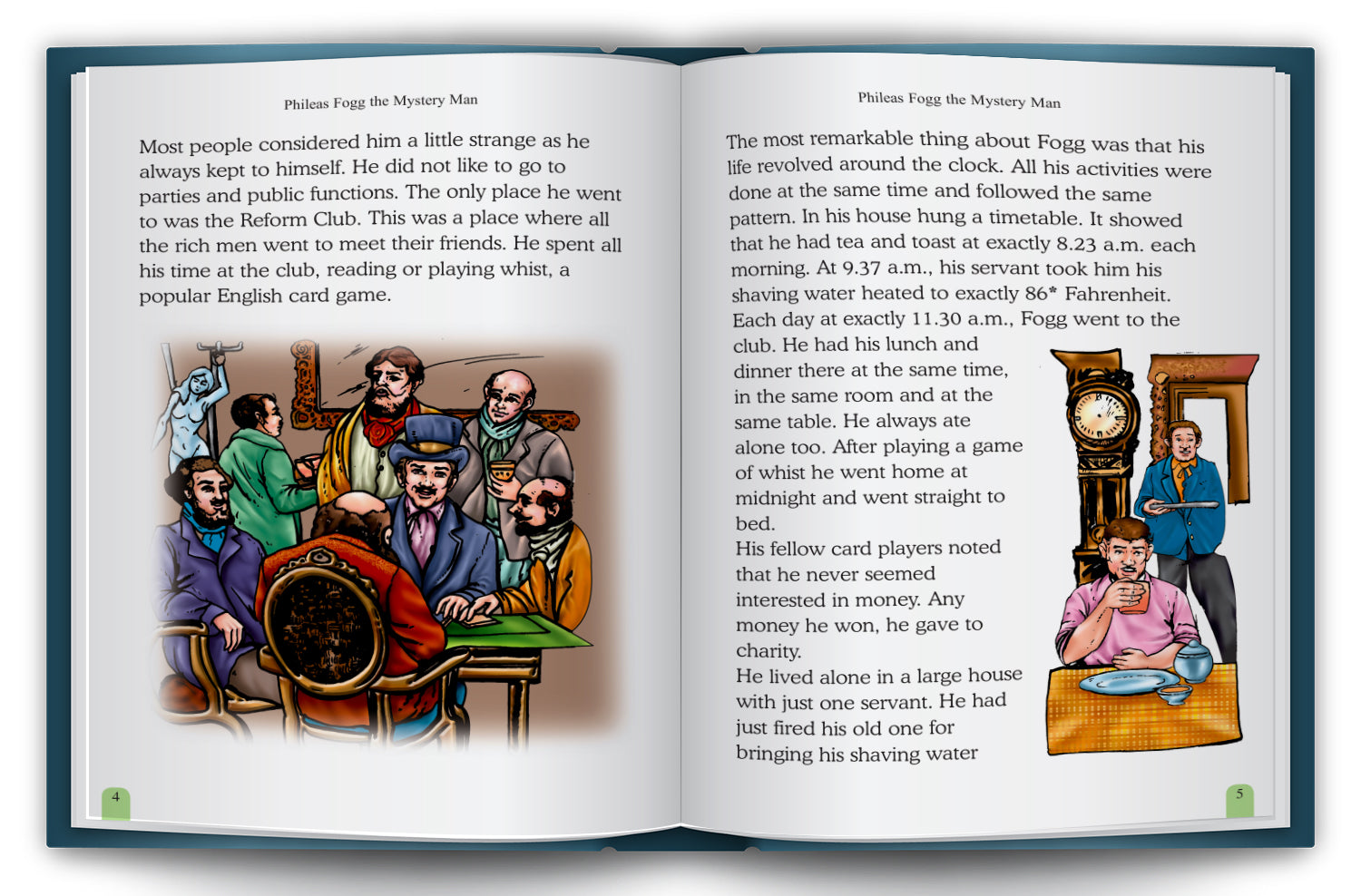 Around the World in 80 Days - Child holding book