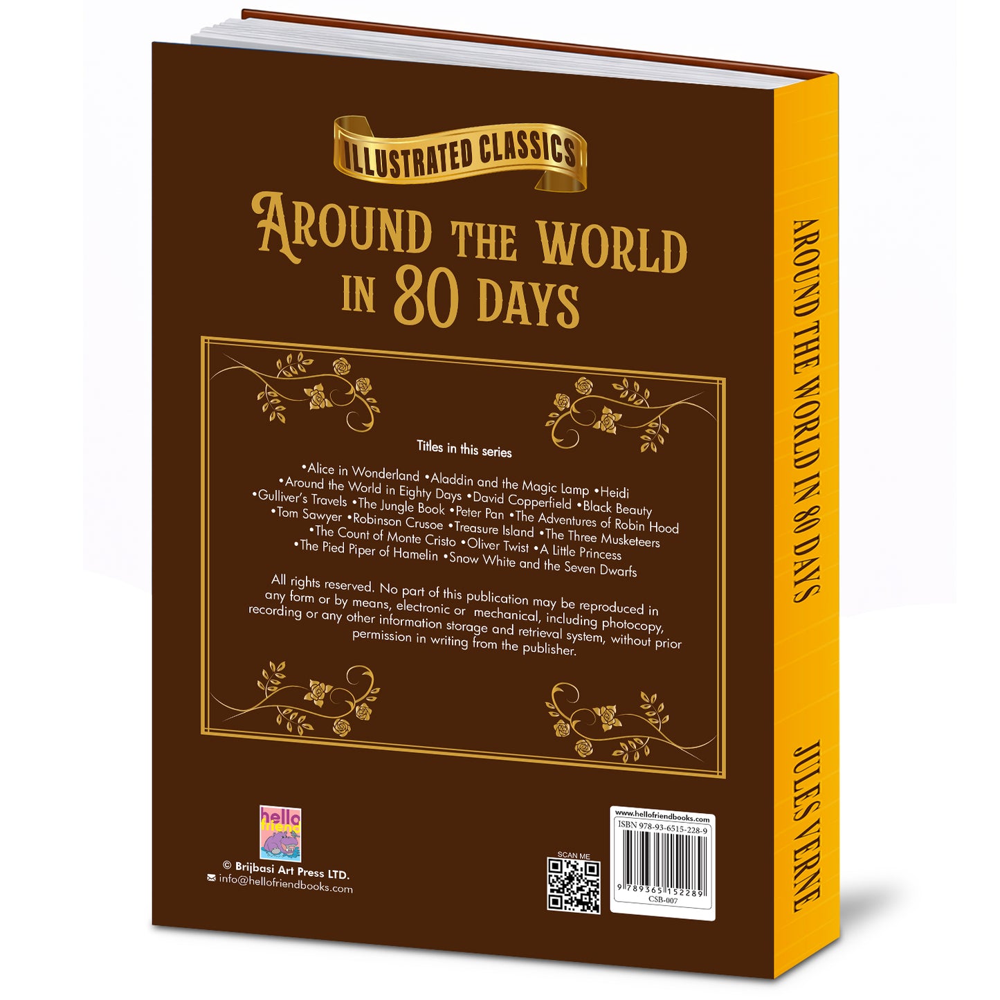 Around the World in 80 Days - Back Cover