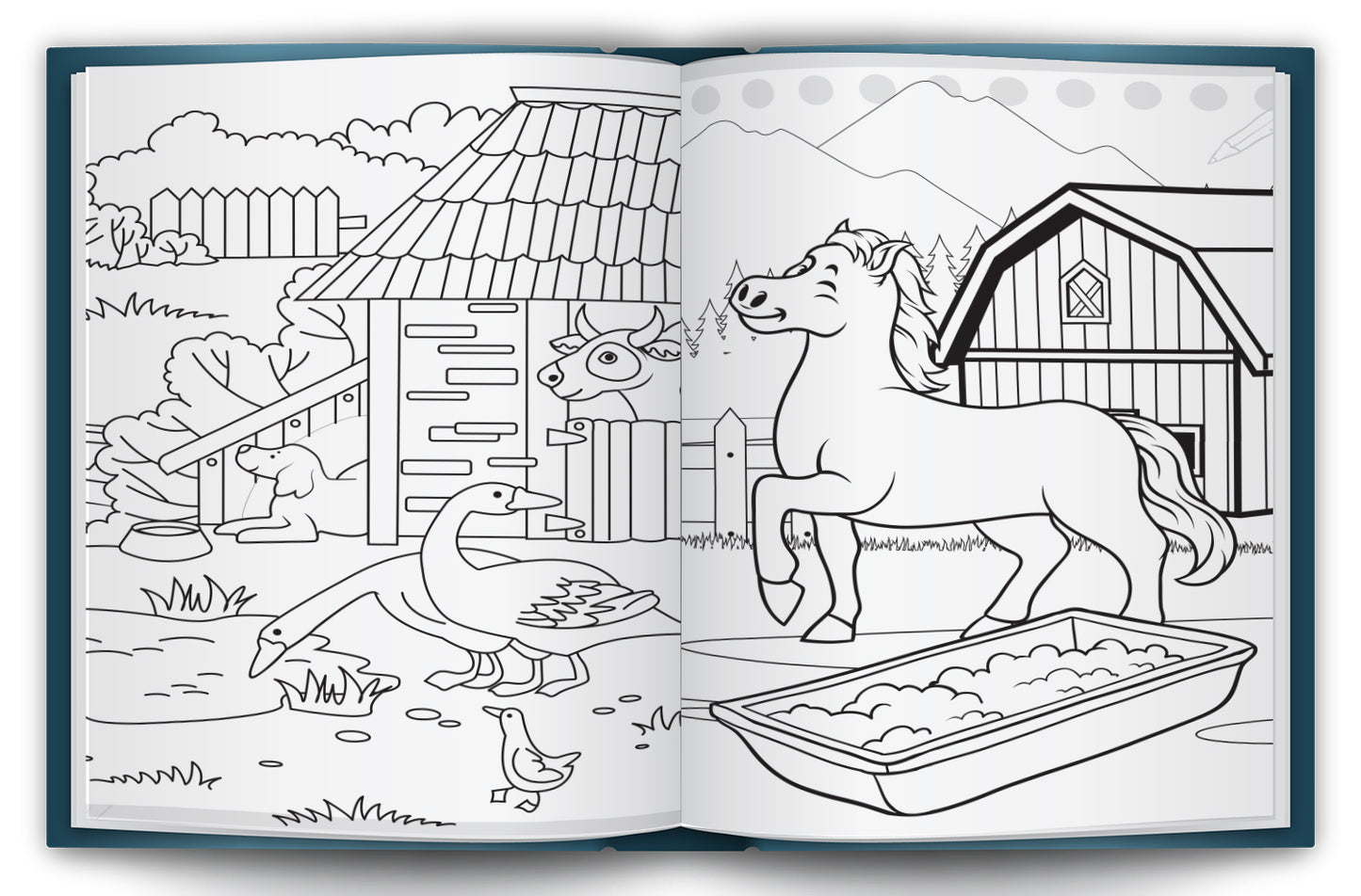 At the Farm Colouring Bag | Farm Coloring & Creative Activity Kit for Kids
