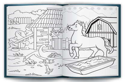 At the Farm Colouring Bag | Farm Coloring & Creative Activity Kit for Kids
