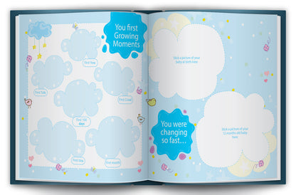My Baby Book: Baby’s First Memories & Milestones Keepsake Record Book