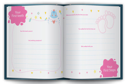 My Baby Book: Baby’s First Memories & Milestones Keepsake Record Book