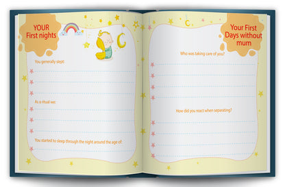 My Baby Book: Baby’s First Memories & Milestones Keepsake Record Book
