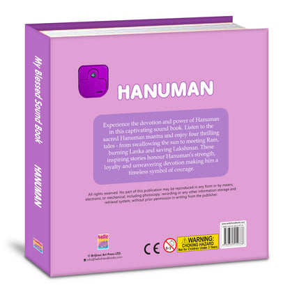 Hanuman Mantra Sound and Story Book | India's First Mythology Shloka & Mantra Sound Book for Kids