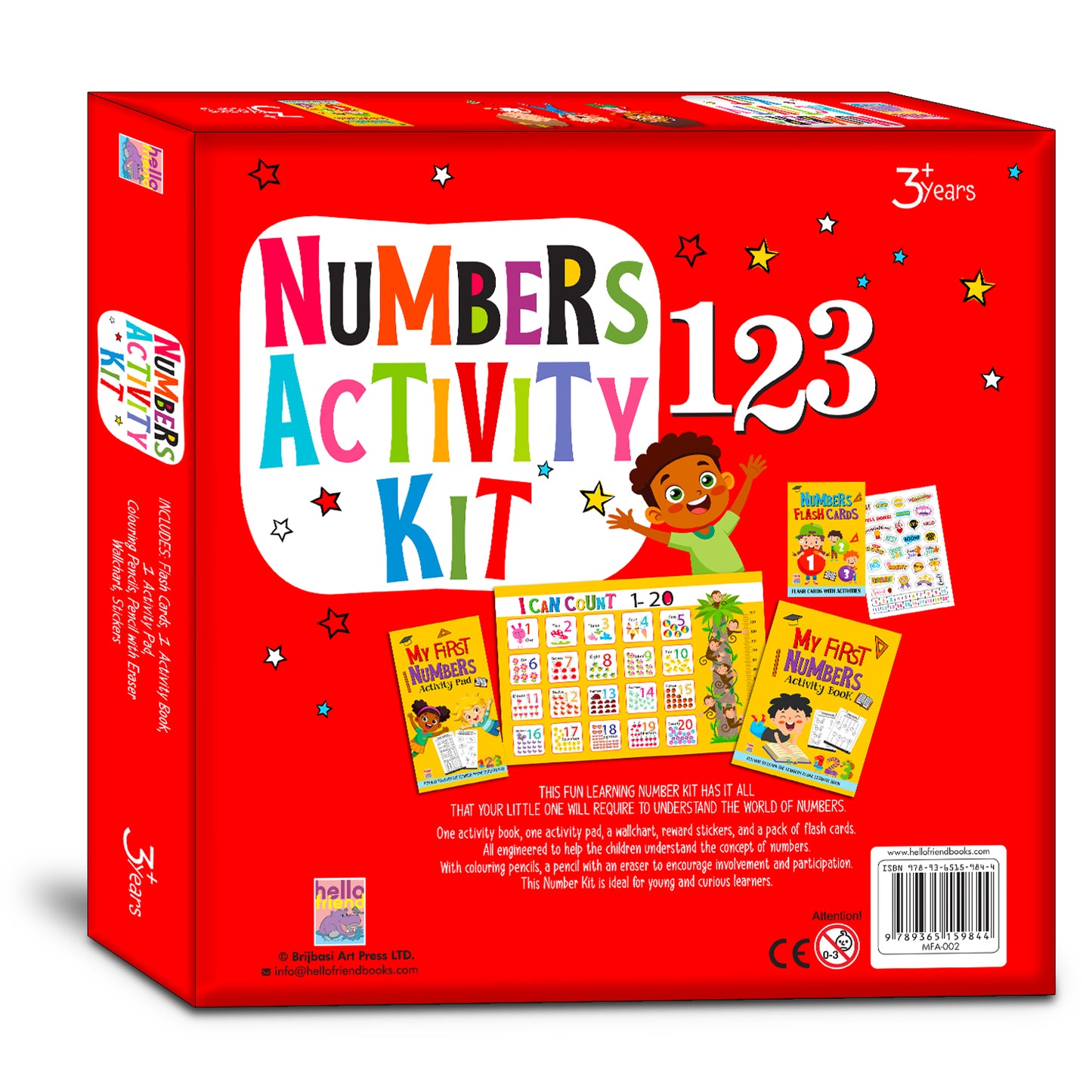 Numbers Activity Kit 123 | Early Learning Kit for Kids 3+