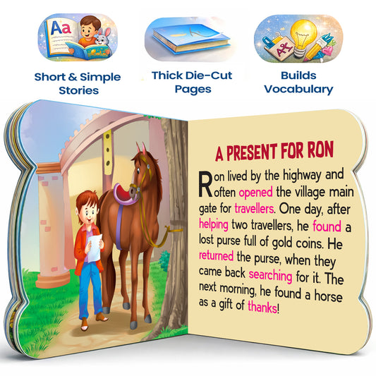 5-in-1 Bedtime Stories - Interior spread A Present for Ron story