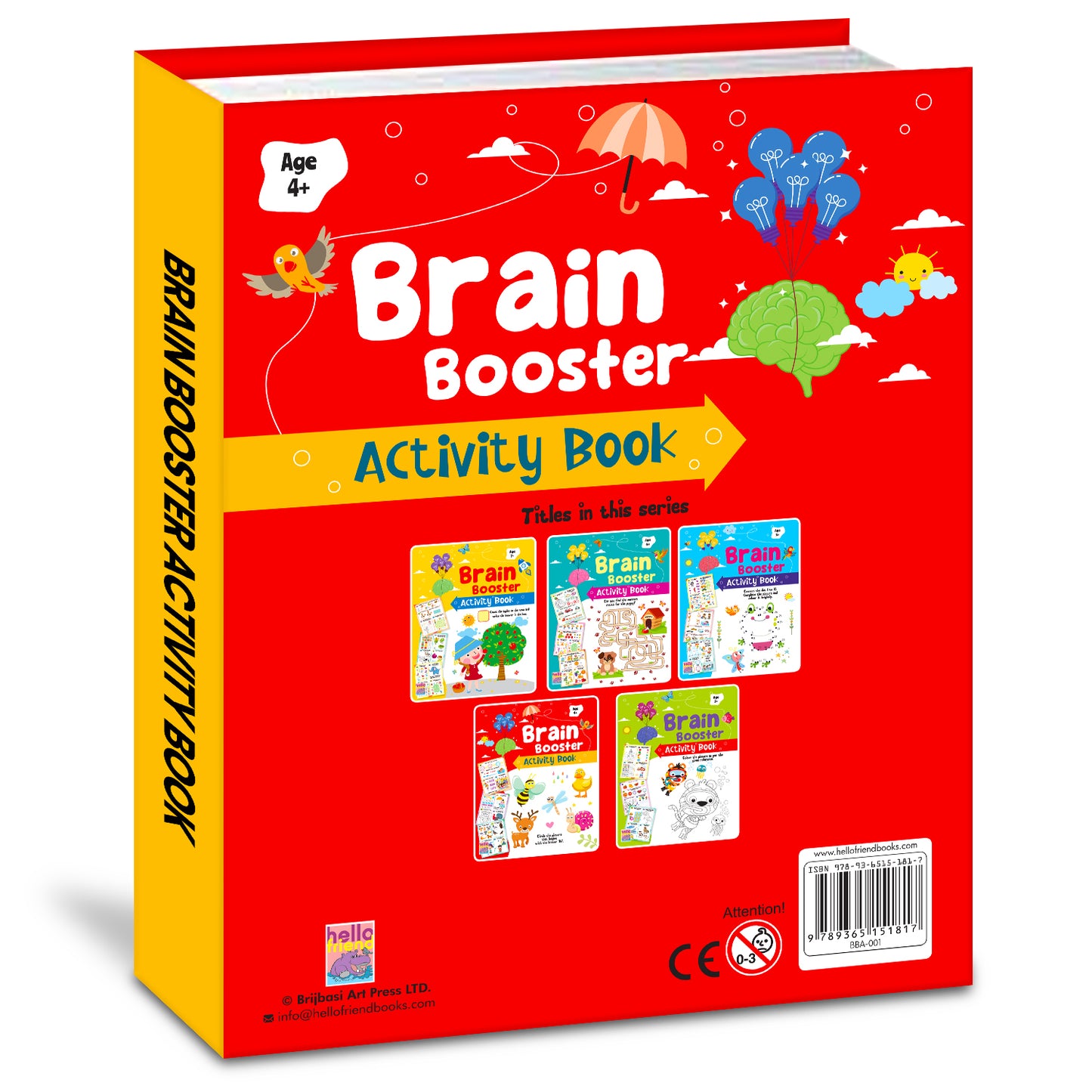 Brain Booster Activity Book 1 (Age 4+)