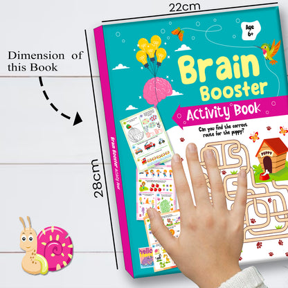 Brain Booster Activity Book 4 (Age 6+) | Educational Puzzle & Logic Activity Book for Kids