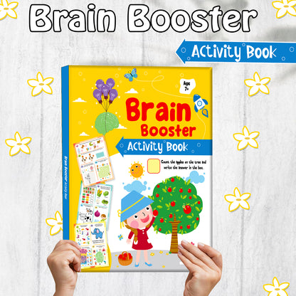 Brain Booster Activity Book 3 (Age 7+) | Educational Puzzle & Logic Activity Book for Kids