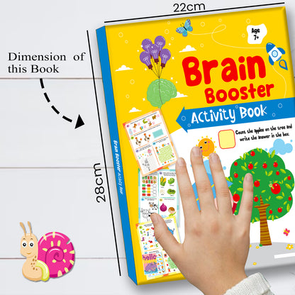 Brain Booster Activity Book 3 (Age 7+) | Educational Puzzle & Logic Activity Book for Kids