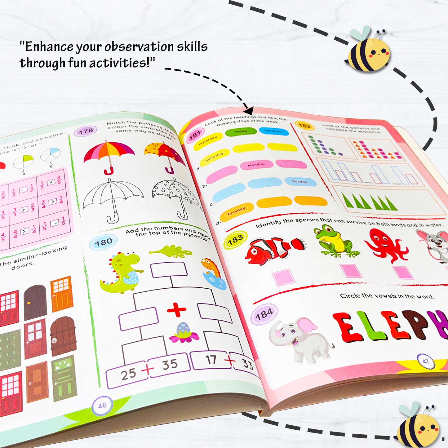 Brain Booster Activity Book 3 (Age 7+) | Educational Puzzle & Logic Activity Book for Kids