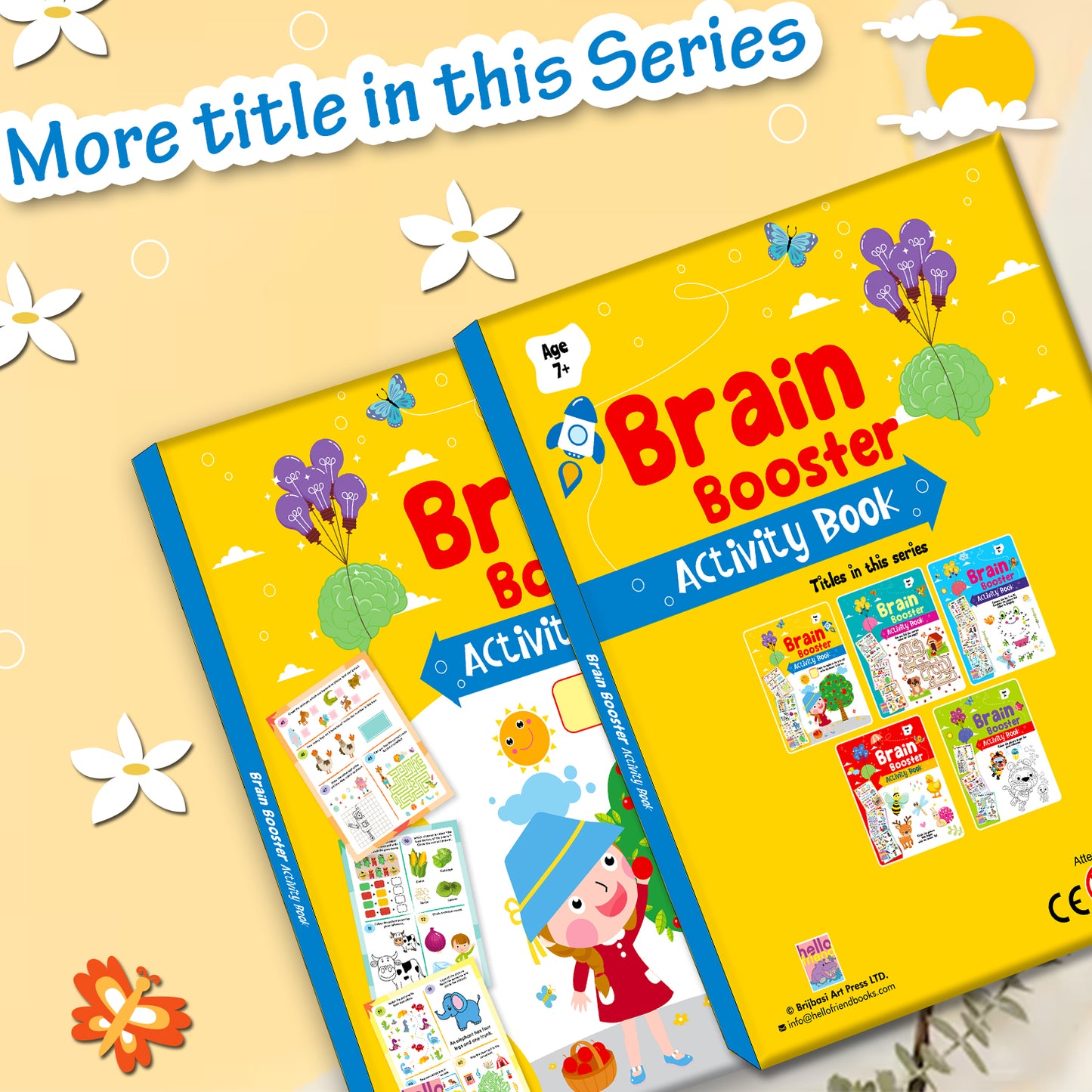 Brain Booster Activity Book 3 (Age 7+) | Educational Puzzle & Logic Activity Book for Kids