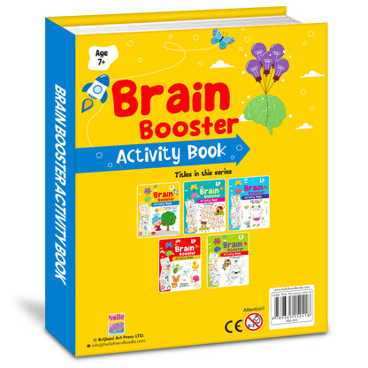 Brain Booster Activity Book 3 (Age 7+) | Educational Puzzle & Logic Activity Book for Kids