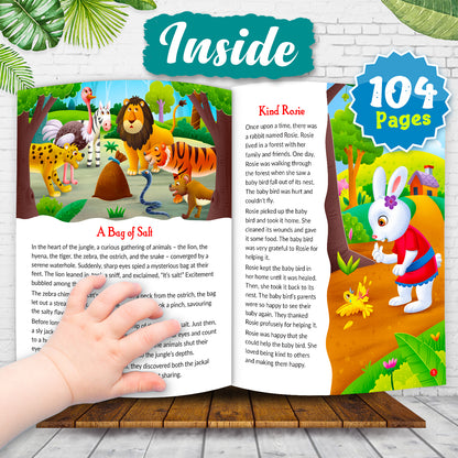 101 Brave and Brilliant Animals Stories | Illustrated Animal Story Book for Kids