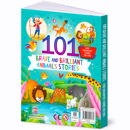 101 Brave and Brilliant Animals Stories | Illustrated Animal Story Book for Kids