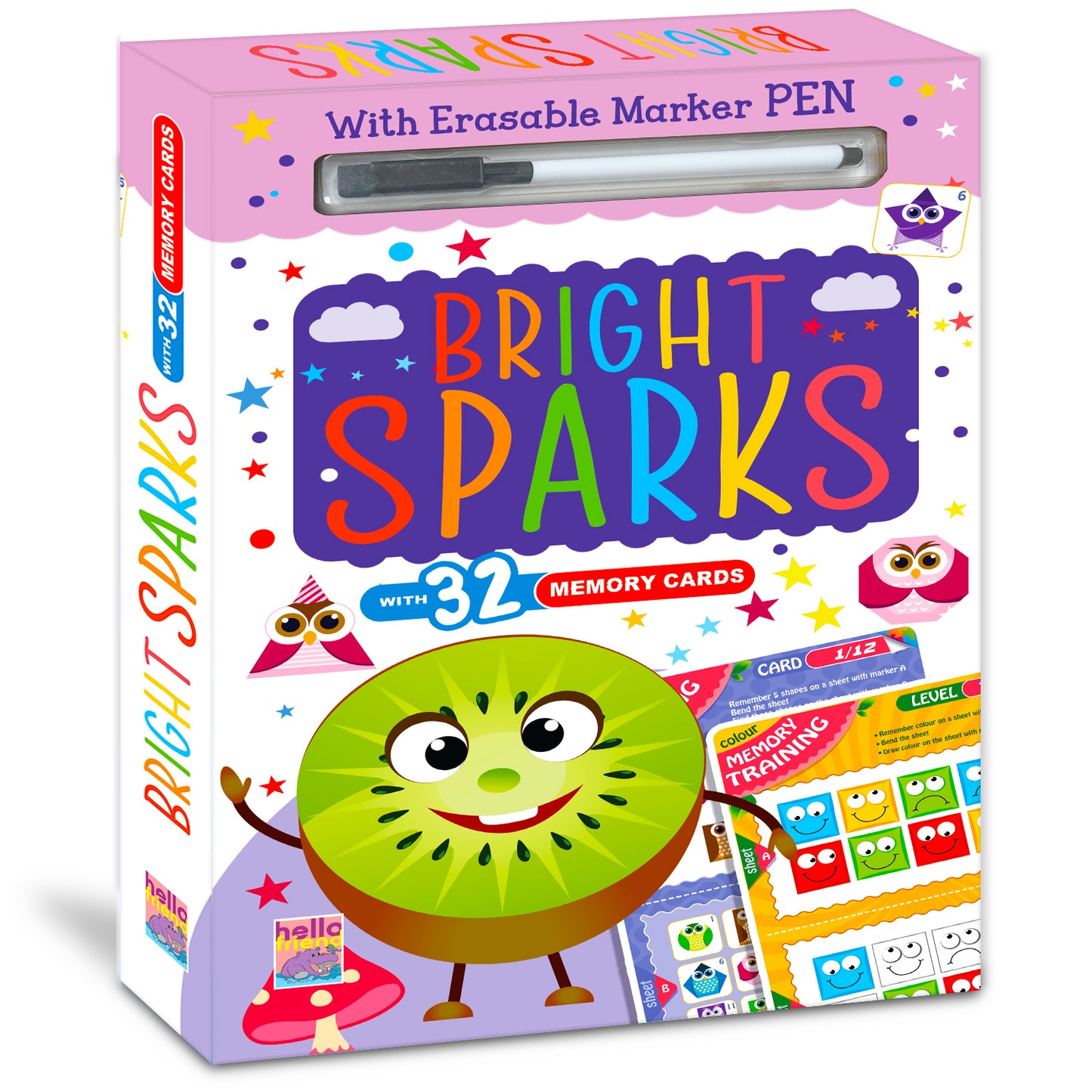 Bright Sparks Memory Cards | Educational Memory Flash Cards for Kids | Early Learning Card Set