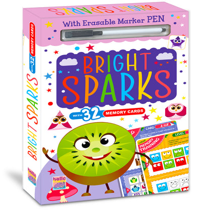 Bright Sparks Memory Cards | Educational Memory Flash Cards for Kids | Early Learning Card Set