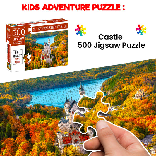 Neuschwanstein Castle Jigsaw Puzzle - Family & Kids Play