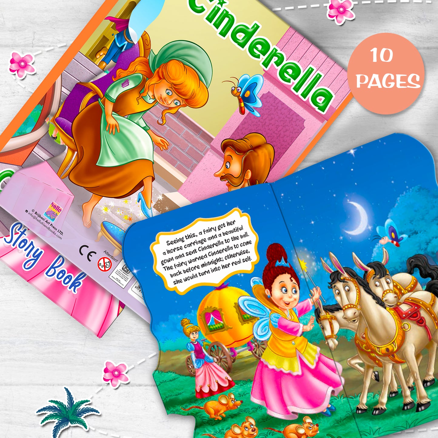 Cindrella story board book