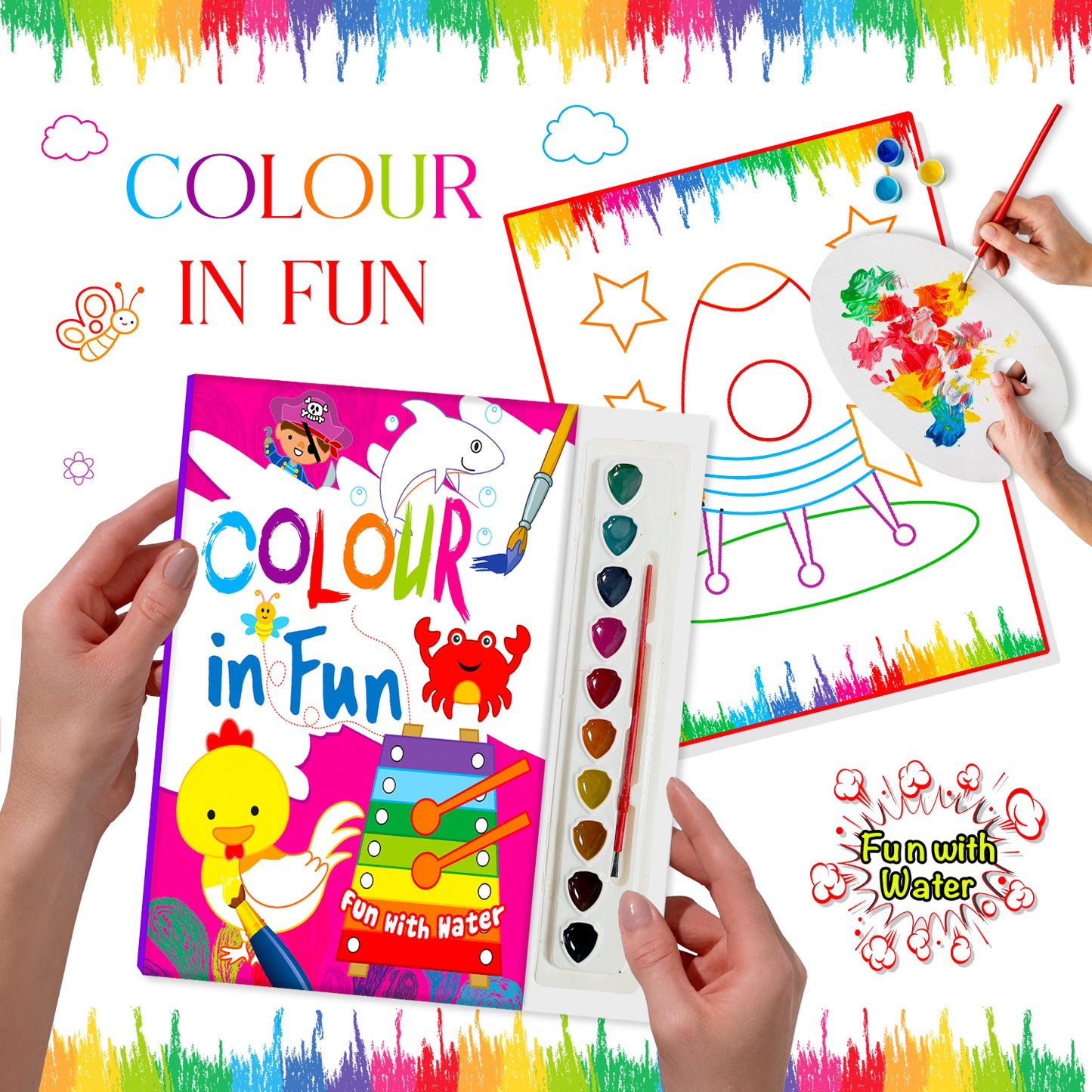 Colour in Fun (Pink)