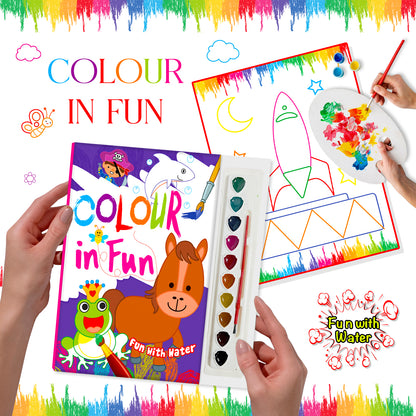 Colour In Fun Water Colouring Pad