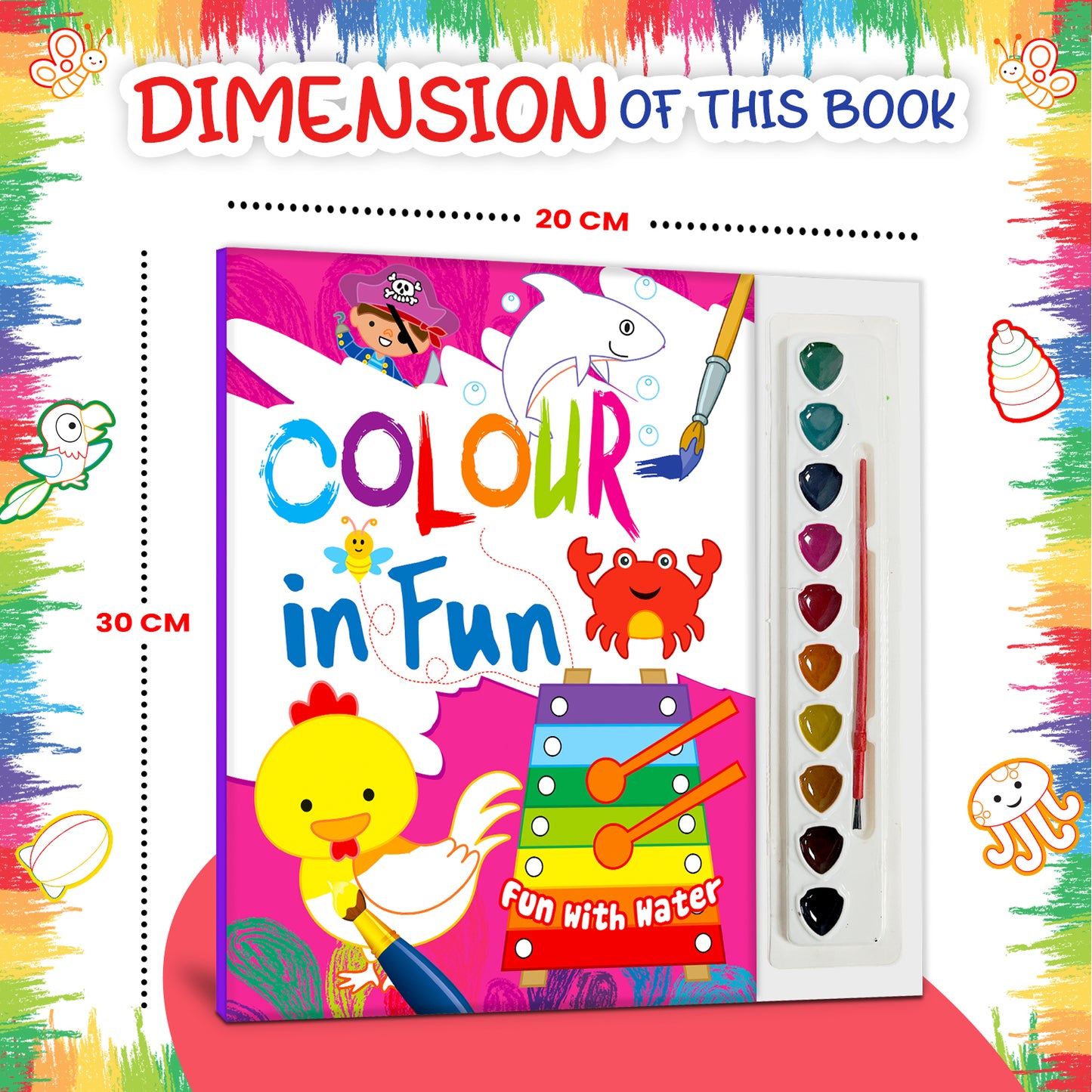 Colour in Fun (Pink)
