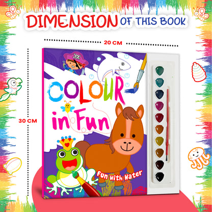 Colour In Fun Water Colouring Pad