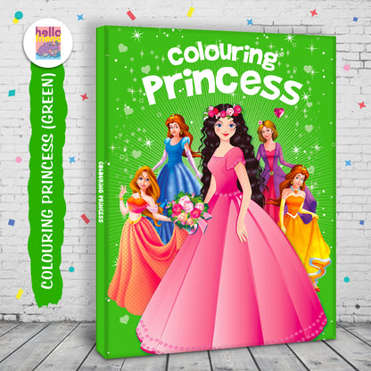 Colouring Book – Green Edition | Fun Coloring Activity Book for Kids | Creative Learning Book