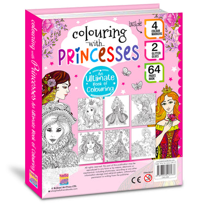 Colouring with Princess | Princess Coloring Book for Kids | Magical Creative Coloring Book