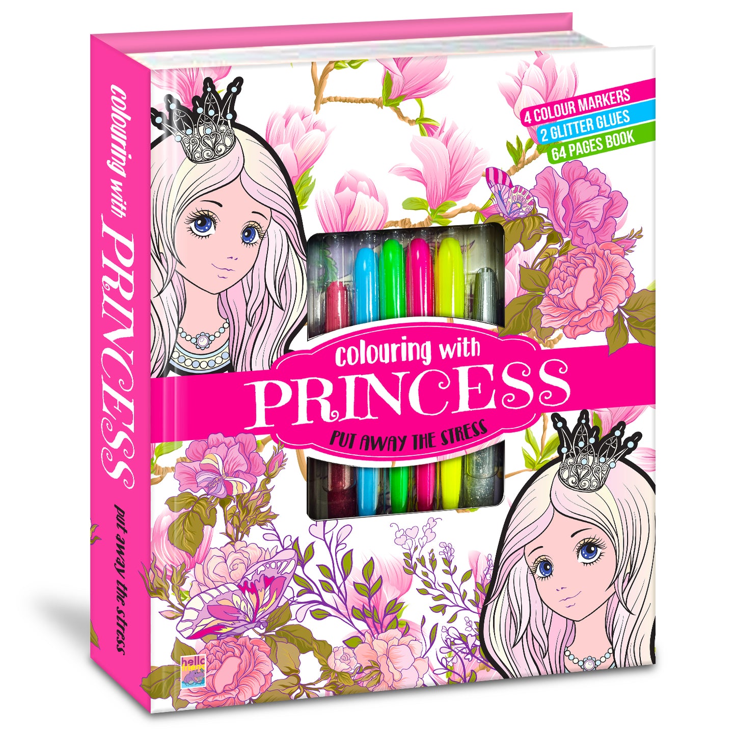 Colouring with Princess | Princess Coloring Book for Kids | Magical Creative Coloring Book