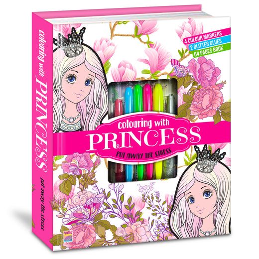 Colouring with Princess | Princess Coloring Book for Kids | Magical Creative Coloring Book