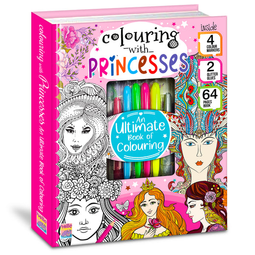Colouring with Princess | Princess Coloring Book for Kids | Magical Creative Coloring Book