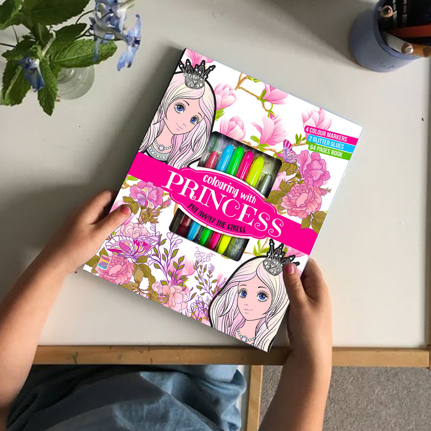 Colouring with Princess | Princess Coloring Book for Kids | Magical Creative Coloring Book