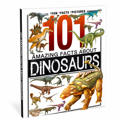 101 Amazing Facts About Dinosaurs | Picture Knowledge Book for Kids | Educational Dinosaur Facts Book