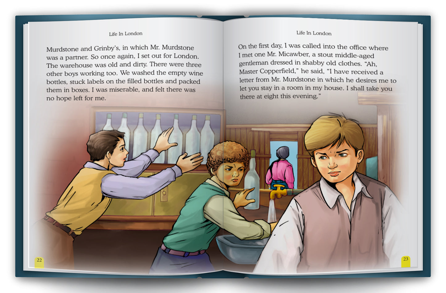 David Copperfield - Interior spread: Dealing With A Cheat