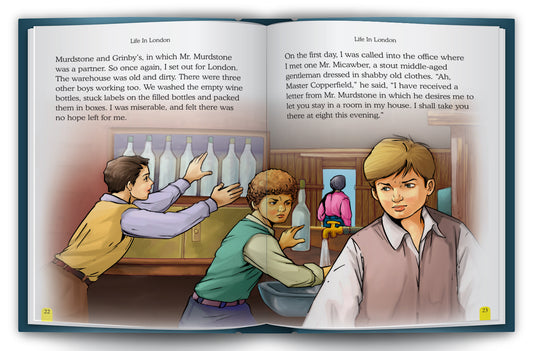 David Copperfield - Interior spread: Dealing With A Cheat