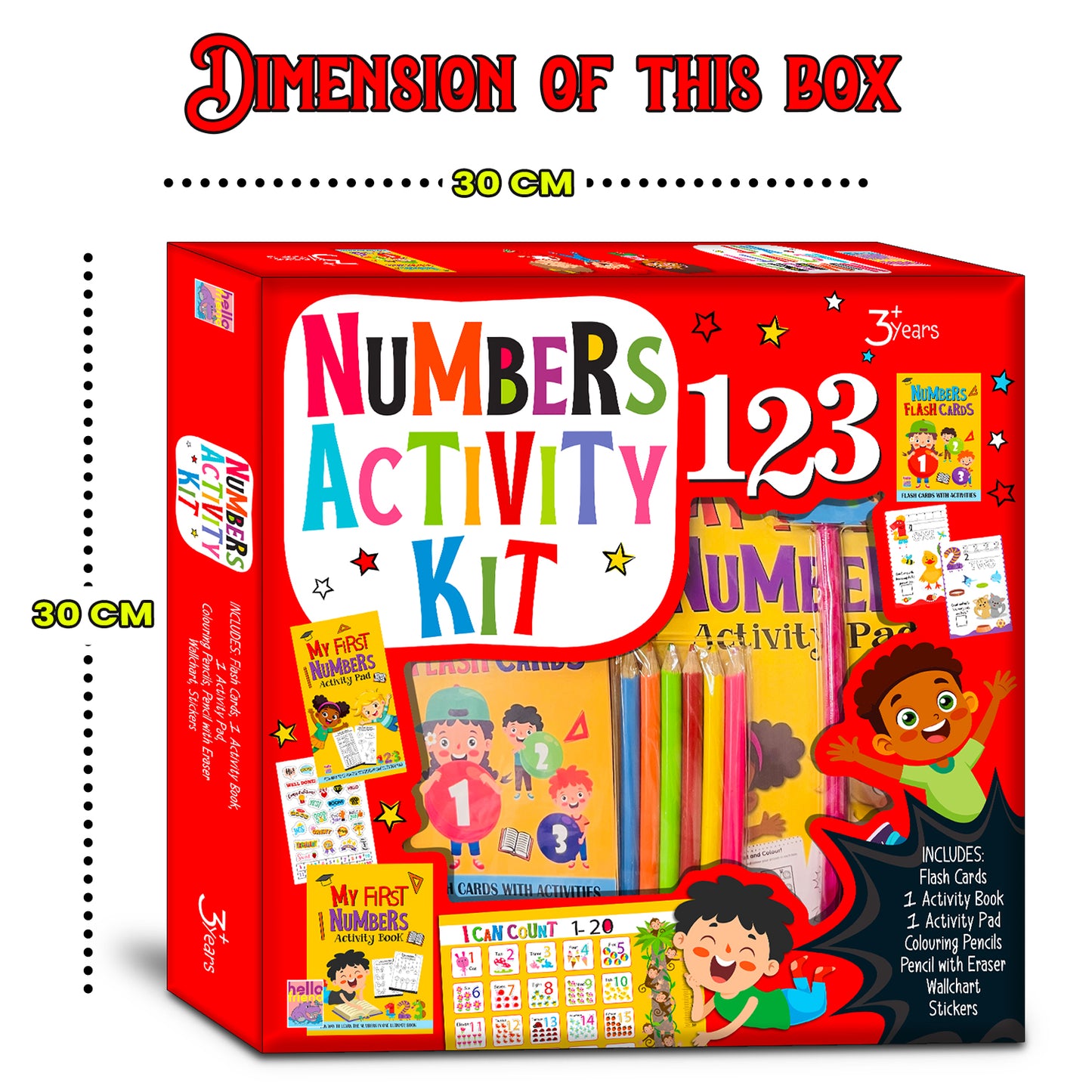 Numbers Activity Kit 123 | Early Learning Kit for Kids 3+