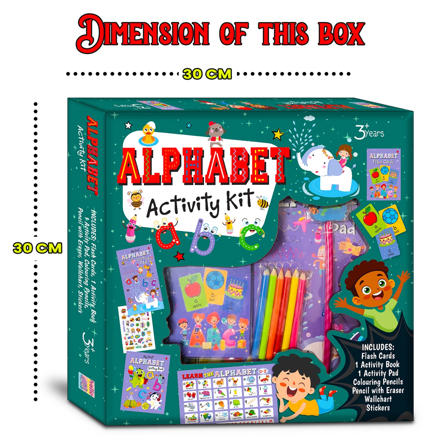Alphabet Activity Kit | Early Learning Kit for Kids 3+
