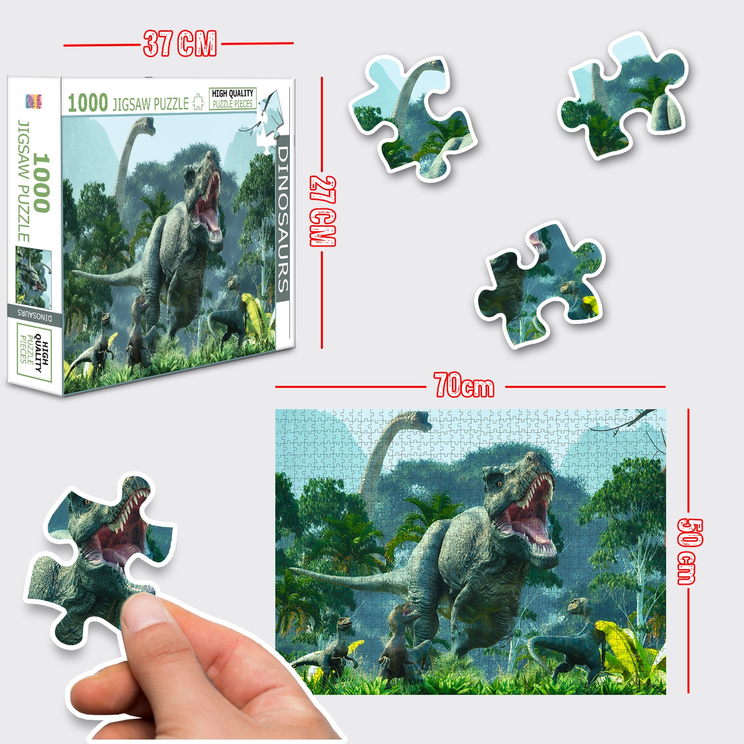 Dinosaurs Jigsaw Puzzle - Lifestyle with kids