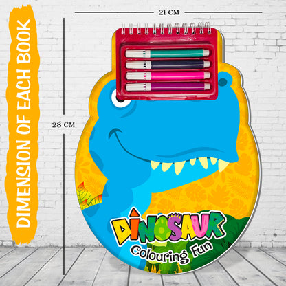 Dinosaurs Colouring Fun | Dinosaur Coloring Book for Kids | Prehistoric Creative Activity Book