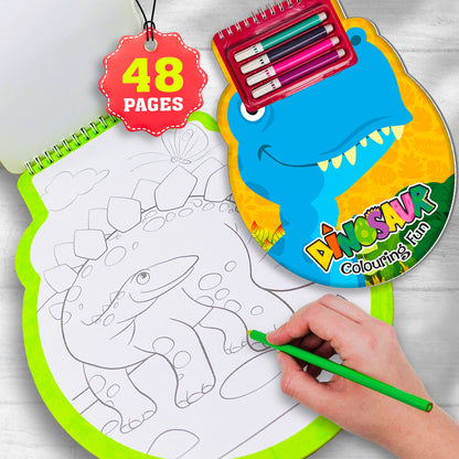 Dinosaurs Colouring Fun | Dinosaur Coloring Book for Kids | Prehistoric Creative Activity Book