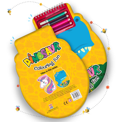 Dinosaurs Colouring Fun | Dinosaur Coloring Book for Kids | Prehistoric Creative Activity Book