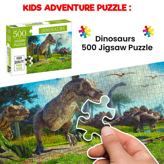 Dinosaurs Jigsaw Puzzle - Wall Art & Gift Packaging